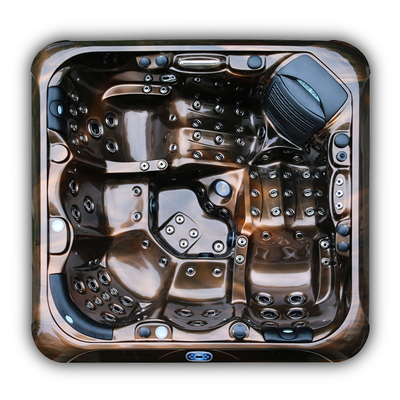 Vasche dell'interno di lusso alta tecnologie della stazione termale della vasca di massaggio con Bluetooth per 5 persone